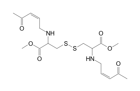 N-[2-(4-oxopent-2-ene)]cysteine methyl ester disulfide