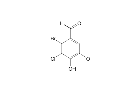 6-bromo-5-chlorovanillin