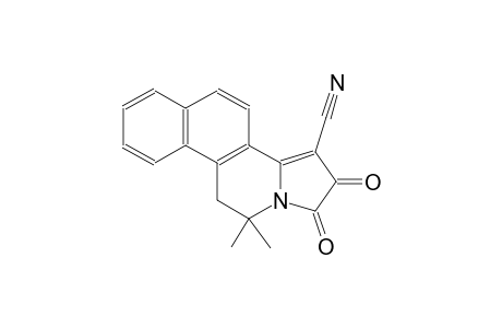 Benzo[f]pyrrolo[2,1-a]isoquinoline-6-carbonitrile, 1,2,4,5-tetrahydro-2,2-dimethyl-4,5-dioxo-