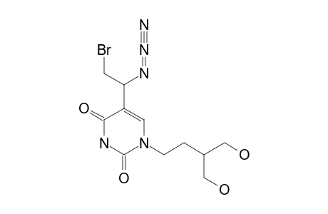 1-[4-HYDROXY-3-(HYDROXYMETHYL)-1-BUTYL]-5-(1-AZIDO-2-BROMOETHYL)-URACIL