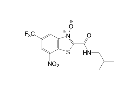 N-isobutyl-7-nitro-5-(trifluoromethyl)-2-benzothiazolecarboxamide, 3-oxide