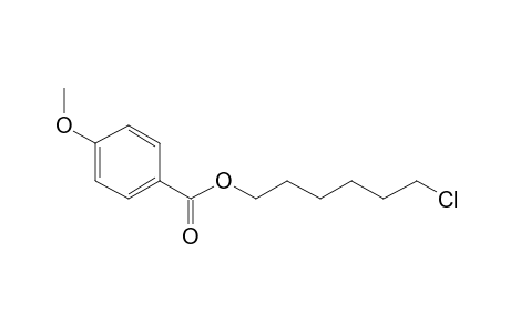 4-Methoxybenzoic acid, 6-chlorohexyl ester