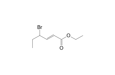 Ethyl 4-bromohex-2-enoate