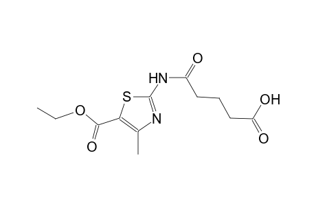 5-{[5-(ethoxycarbonyl)-4-methyl-1,3-thiazol-2-yl]amino}-5-oxopentanoic acid