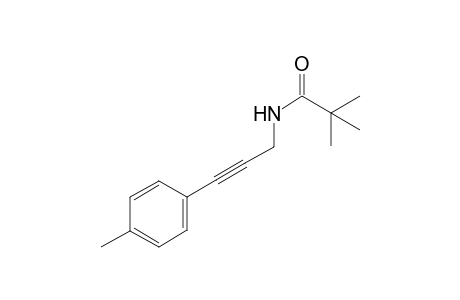 N-(3-(4-methylphenyl)prop-2-ynyl)pivalamide