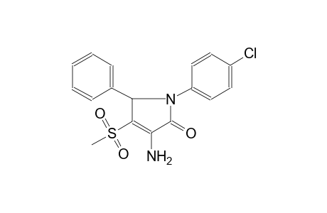 3-amino-1-(4-chlorophenyl)-4-(methylsulfonyl)-5-phenyl-1,5-dihydro-2H-pyrrol-2-one