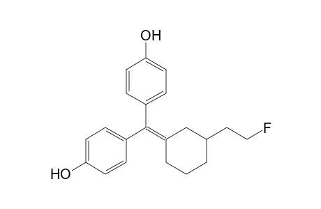 3-(2'-Fluoroethyl)-[bis(p-hydroxyphenyl)methylene]cyclohexane