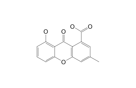 MONODICTYXANTHONE;8-HYDROXY-3-METHYL-9-OXO-9-H-XANTHENE-1-CARBOXYLIC_ACID