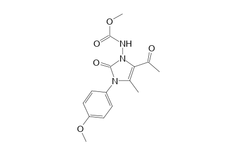 1-[(Methoxycarbonyl)amino]-3-(4'-methoxyphenyl)-4-methyl-5-acetyl-1,3-imidazolin-2-one