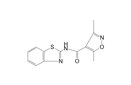 N-2-benzothiazolyl-3,5-dimethyl-4-isoxazolecarboxamide