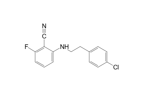 N-(p-chlorophenethyl)-6-fluoroanthranilonitrile