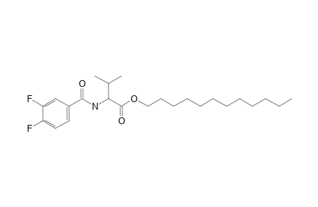 L-Valine, N-(3,4-difluorobenzoyl)-, dodecyl ester