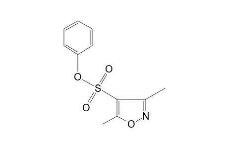 3,5-dimethyl-4-isoxazolesulfonic acid, phenyl ester