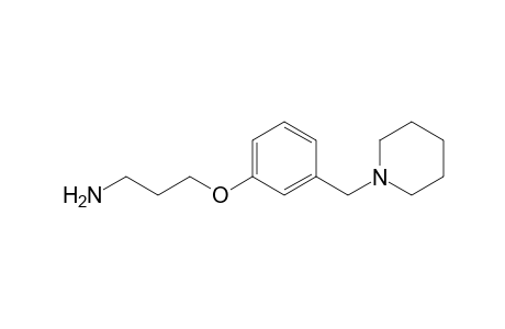 3-[3-(1-piperidinylmethyl)phenoxy]-1-propanamine