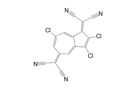 2,6-Tetracyanomethylene-4,7,8-trichlotoazulene