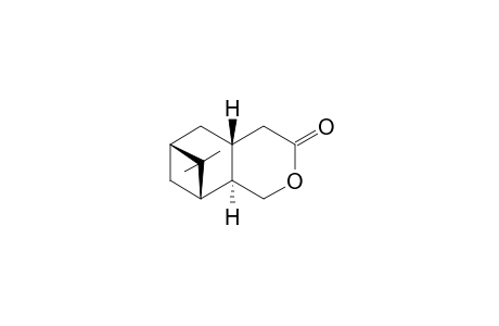 (-)-7,7-dimethyl-4aR,5,6S,7,8S,8aR-hexahydro-6,8-methano-1H-2-benzopyran-3(4H)-one