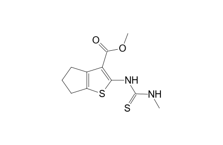 2-(3-Methyl-thioureido)-5,6-dihydro-4H-cyclopenta[b]thiophene-3-carboxylic acid methyl ester