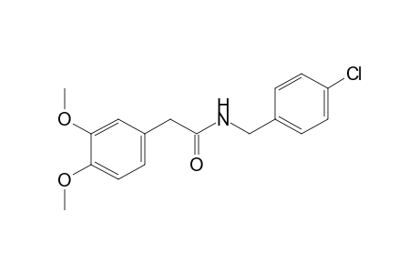 N-(p-chlorobenzyl)-2-(3,4-dimethoxyphenyl)acetamide