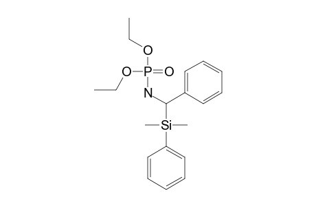 P,P-DIETHOXY-N-(1-DIMETHYLPHENYLSILYL-PHENYLMETHYLENE)-PHOSPHINIC-AMIDE