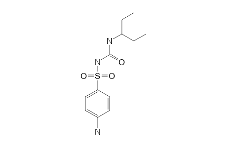 1-(1-ethylpropyl)-3-sulfanilylurea