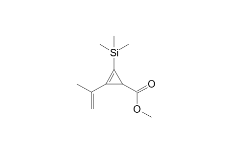 2-(1-Methylethenyl)-3-trimethylsilyl-1-cycloprop-2-enecarboxylic acid methyl ester