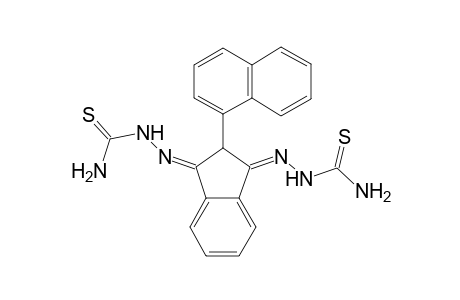 1,1'-[2-(1-Naphthyl)indan-1,3-diylidene]bis(thiosemicarbazide)