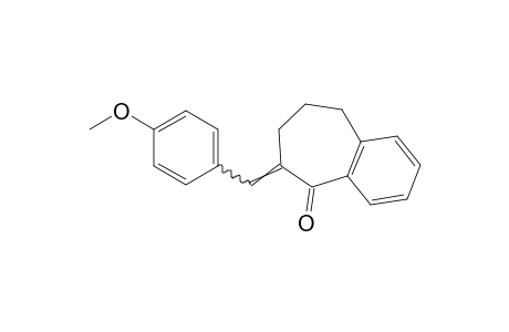 6-(p-methoxybenzylidene)-6,7,8,9-tetrahydro-5H-benzocyclohepten-5-one