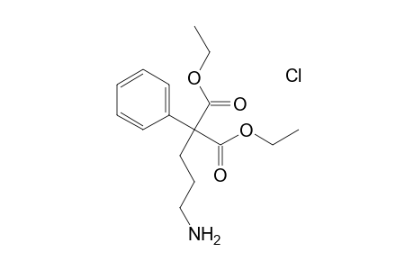 Diethyl (3-aminopropyl)phenylpropanedioate hydrochloride salt