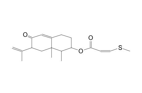 2-PROPENOIC ACID, 3-(METHYLTHIO)-1,2,3,4,6,7,8,8A-OCTAHYDRO-1,8A-DIMET