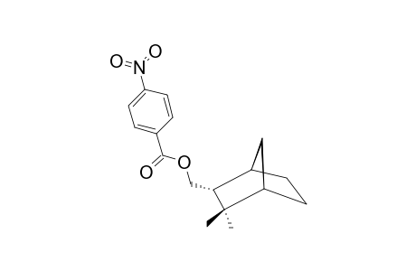 2,2-DIMETHYL,3-ENDO-HYDROXYMETHYL-NORBORNANE-PARA-NITRO-BENZOATE