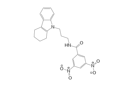 Benzamide, 3,5-dinitro-N-[3-(1,2,3,4-tetrahydro-9H-carbazol-9-yl)propyl]-