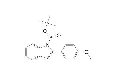 2-(4'-METHOXYPHENYL)-INDOLE-1-CARBOXYLIC-ACID-TERT.-BUTYLESTER