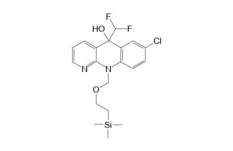 7-Chloro-5-(difluoromethyl)-10-((2-(trimethylsilyl)ethoxy)methyl)-5,10-dihydrobenzo[b][1,8]naphthyridin-5-ol