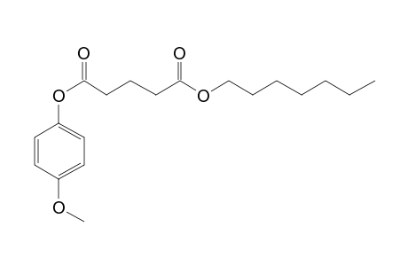 Glutaric acid, heptyl 4-methoxyphenyl ester