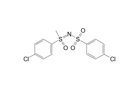 S-(p-chlorophenyl)-N-[(p-chlorophenyl)sulfonyl]-S-methylsulfoximine