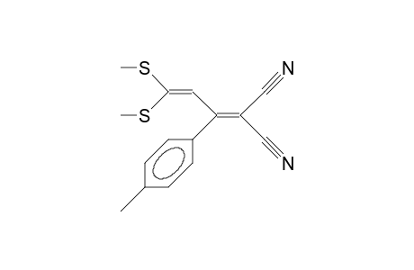 1,1-DICYANO-4,4-BIS-(METHYLTHIO)-2-(PARA-TOLYL)-1,3-BUTADIEN