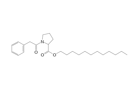 L-Proline, N-(phenylacetyl)-, dodecyl ester