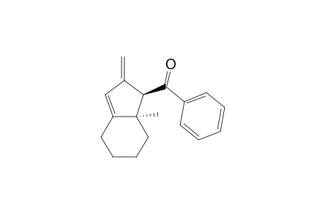 trans-(7a-Methyl-2-methylene-2,4,5,6,7,7a-hexahydro-1H-inden-1-yl)phenylmethanone