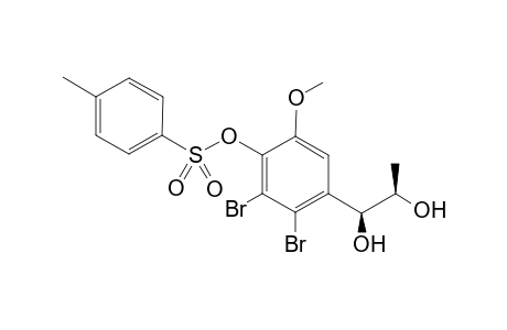 Rel-(1S,2R)-1-(2',3'-Dibromo-5'-methoxy-4'-toluene-p-sulfonyloxyphenyl)-1,2-propanediol