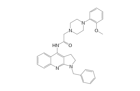 1-Benzyl-4-[4-(2-methoxyphenyl)piperazinoacetamido]pyrrolidino[2,3-