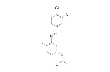 3'-[(3,4-dichlorobenzylidene)amino]-p-acetotoluidide