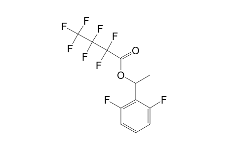 2,6-Difluoro-.alpha.-methylbenzyl alcohol, heptafluorobutyrate