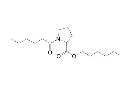 L-Proline, N-(hexanoyl)-, hexyl ester