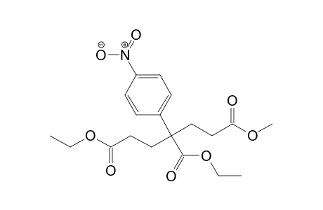 (1,3)-Diethyl - (5)-Methyl 3-(p-nitrophenyl)-1,3,5-pentanetricarboxylate