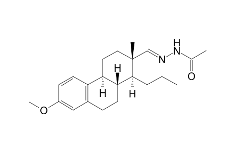 16,17-Seco-3-methoxyestra-1,3,5(10)-trien-17-al-hydrazone-acetate