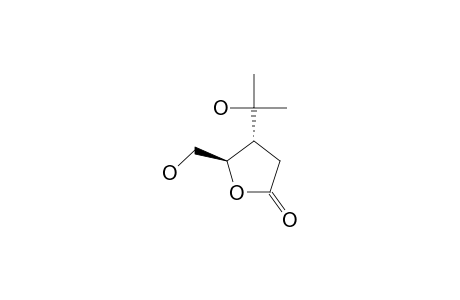 (4S,5S)-5-HYDROXYMETHYL-4-(1-HYDROXY-1-METHYLETHYL)-TETRAHYDROFURAN-2-ONE