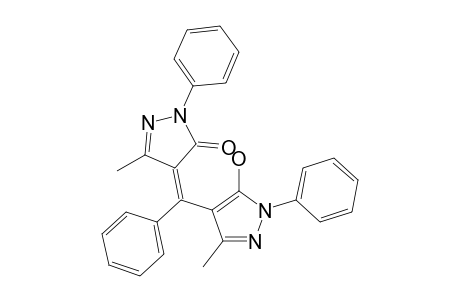 (4Z)-4-[(5-Hydroxy-3-methyl-1-phenyl-1H-pyrazol-4-yl)(phenyl)methylene]-5-methyl-2-phenyl-2,4-dihydro-3H-pyrazol-3-one