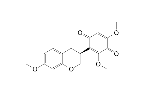 COLUTEQUINONE-B;7,4',6'-TRIMETHOXYFLAVAN-2',5'-QUINONE