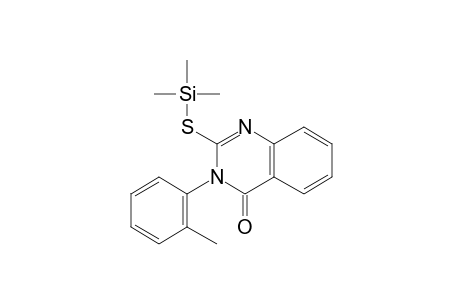 3-(2-Methylphenyl)-2-thioxo-2,3-dihydro-4(1H)-quinazolinone, tms derivative