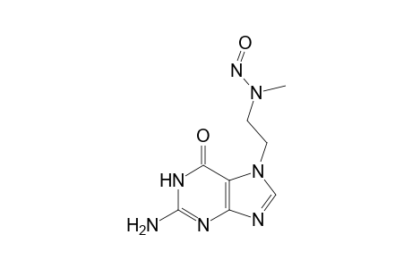 (E)-7-(2-Methylnitrosamino)ethyl)guanine